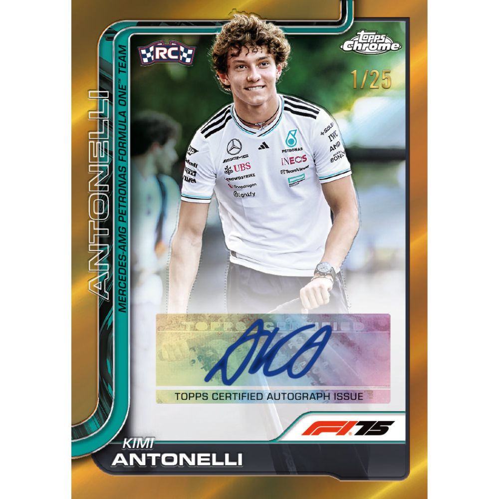 2025 Topps Chrome Formula 1 Hobby Box