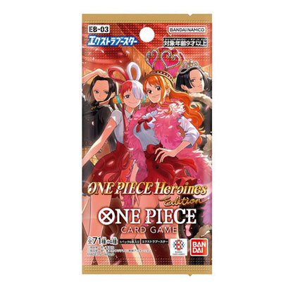 One Piece Card Game Heroines Edition Extra Booster Box EB-03 Japanese
