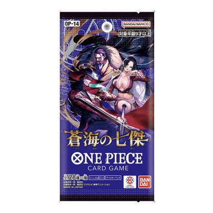 One Piece Card Game OP-14 The Azure Sea's Seven Booster Box Japanese