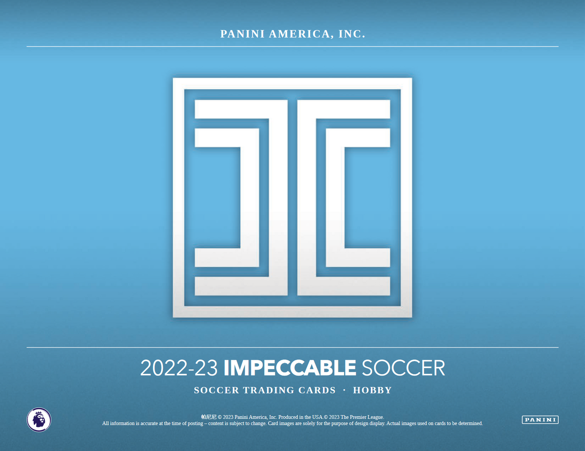 2022-23 Panini Impeccable Soccer Hobby 3 Box Case
