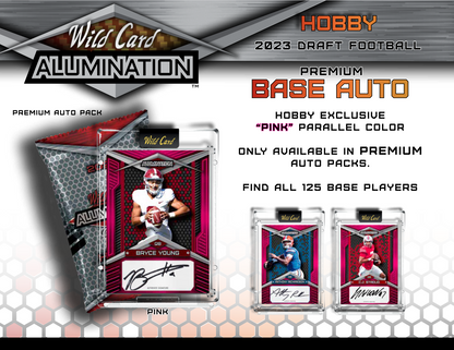 2023 Wild Card Alumination Draft Football Hobby Box