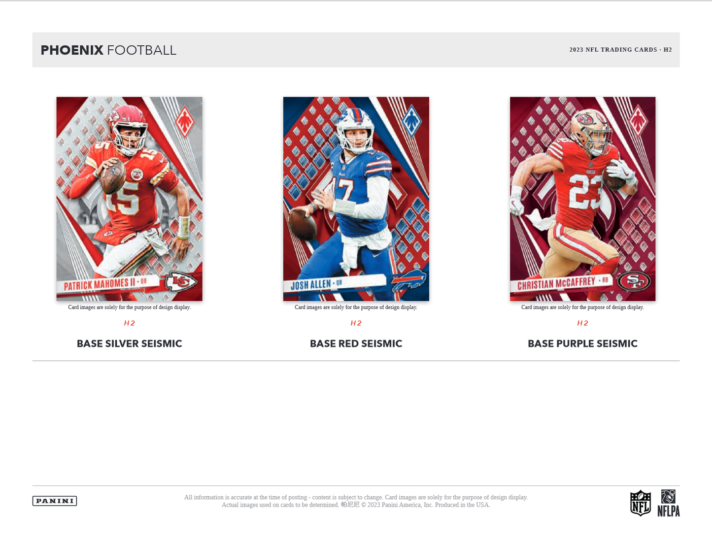 2023 Panini Phoenix Football H2 Box