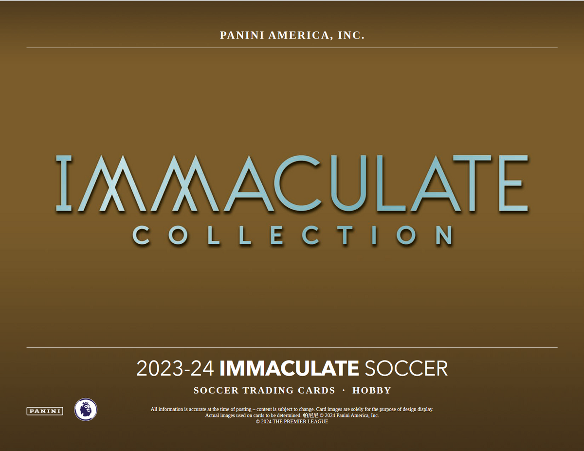 2023-24 Panini Immaculate Soccer Hobby 6 Box Case